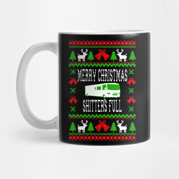 Merry Christmas Shitter_s Full - Ugly Christmas Sweater Style by Kanalmaven